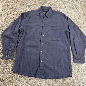 Hugo Boss Navy Casual Button-Down Shirt